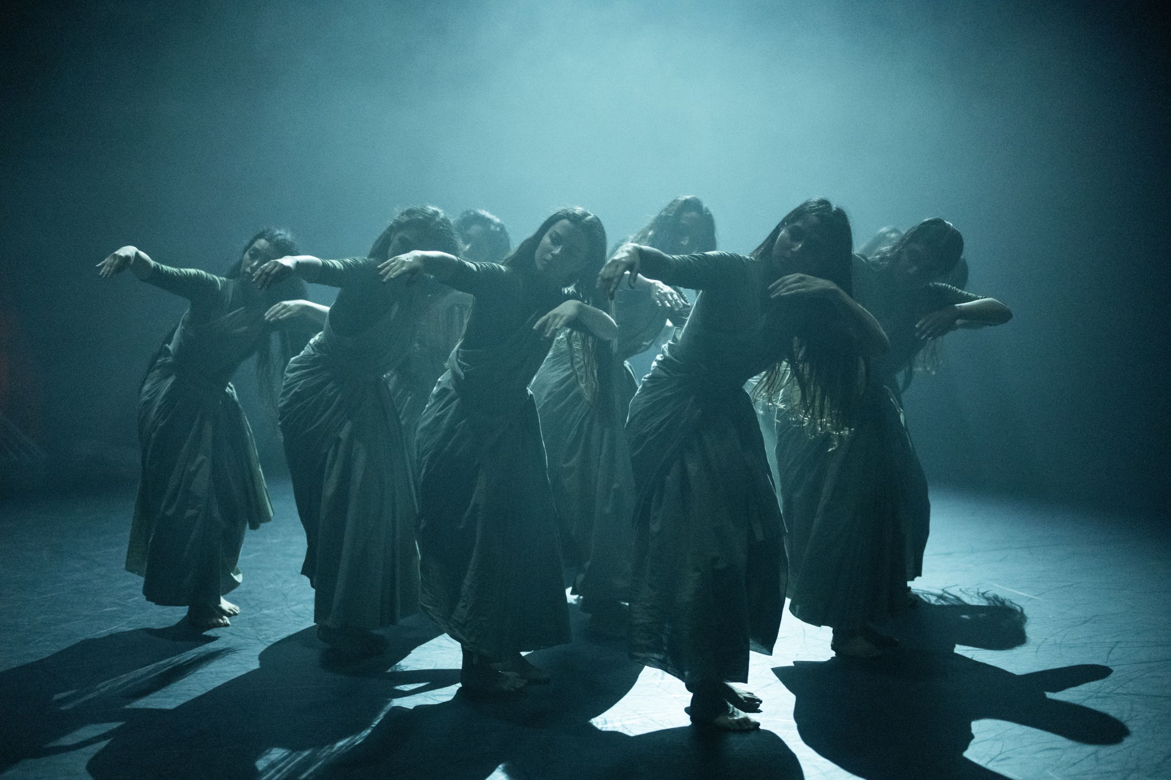 Akram Khan Company in his <i>Thikra: Night of Remembering</i> &copy; Camilla Greenwell