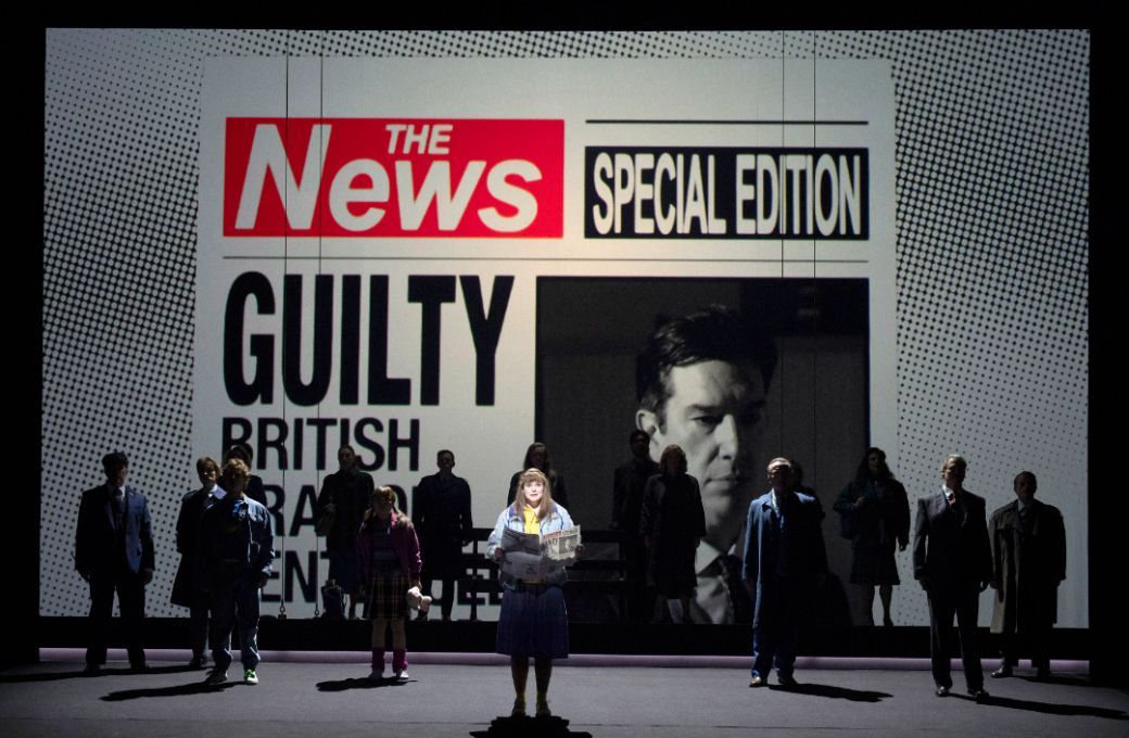 Jessica Cale (Bobbie) and ensemble &copy; Glyndebourne Productions Ltd | Richard Hubert Smith