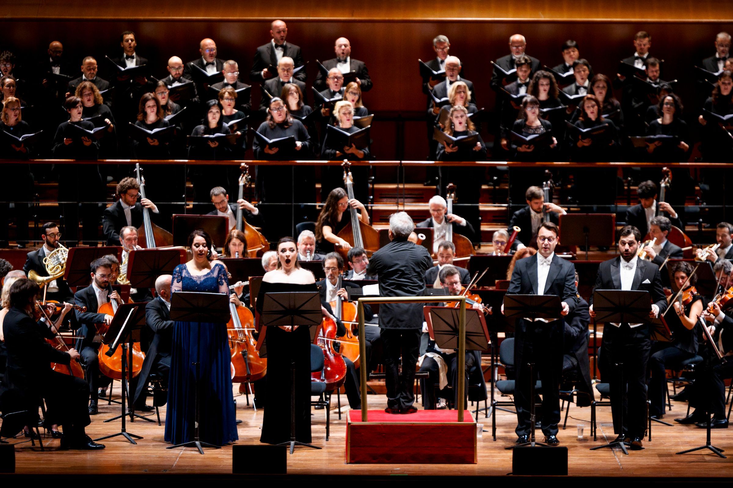 Szilvia Vörös, Natalya Romaniw, Pavel Černoch and Giorgi Manoshvili &copy; Accademia Nazionale di Santa Cecilia | MUSA
