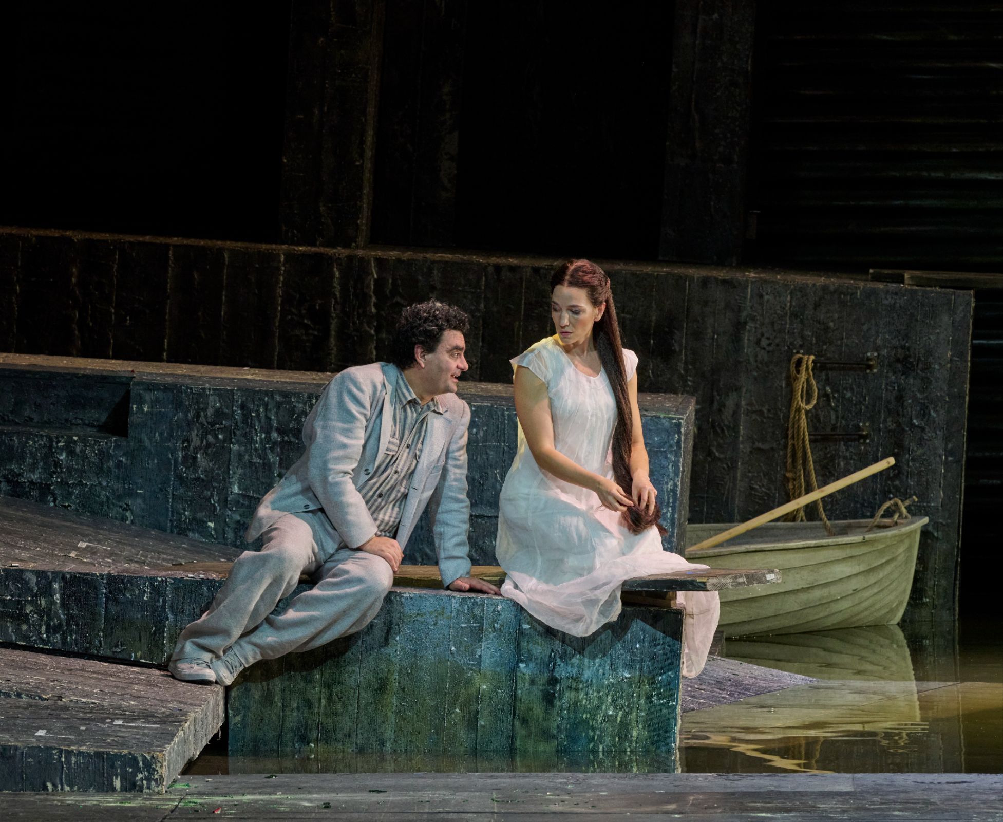 Rolando Villazón (Pelléas) und Kate Lindsey (Mélisande) © Wiener Staatsoper | Michael Pöhn