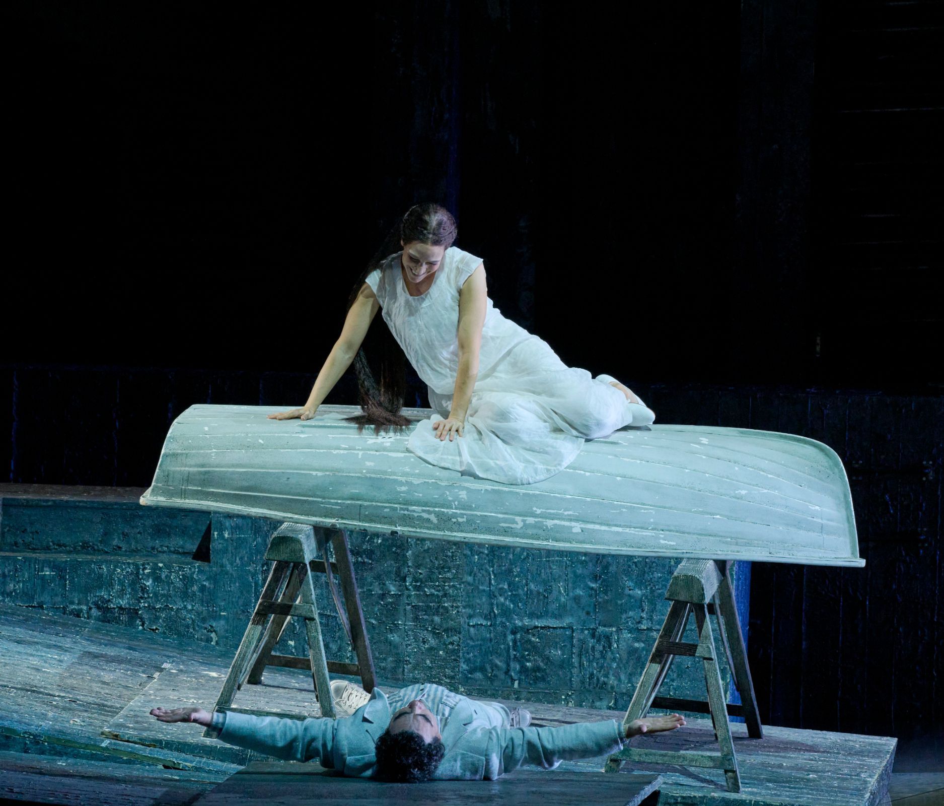 Rolando Villazón (Pelléas) und Kate Lindsey (Mélisande) © Wiener Staatsoper | Michael Pöhn