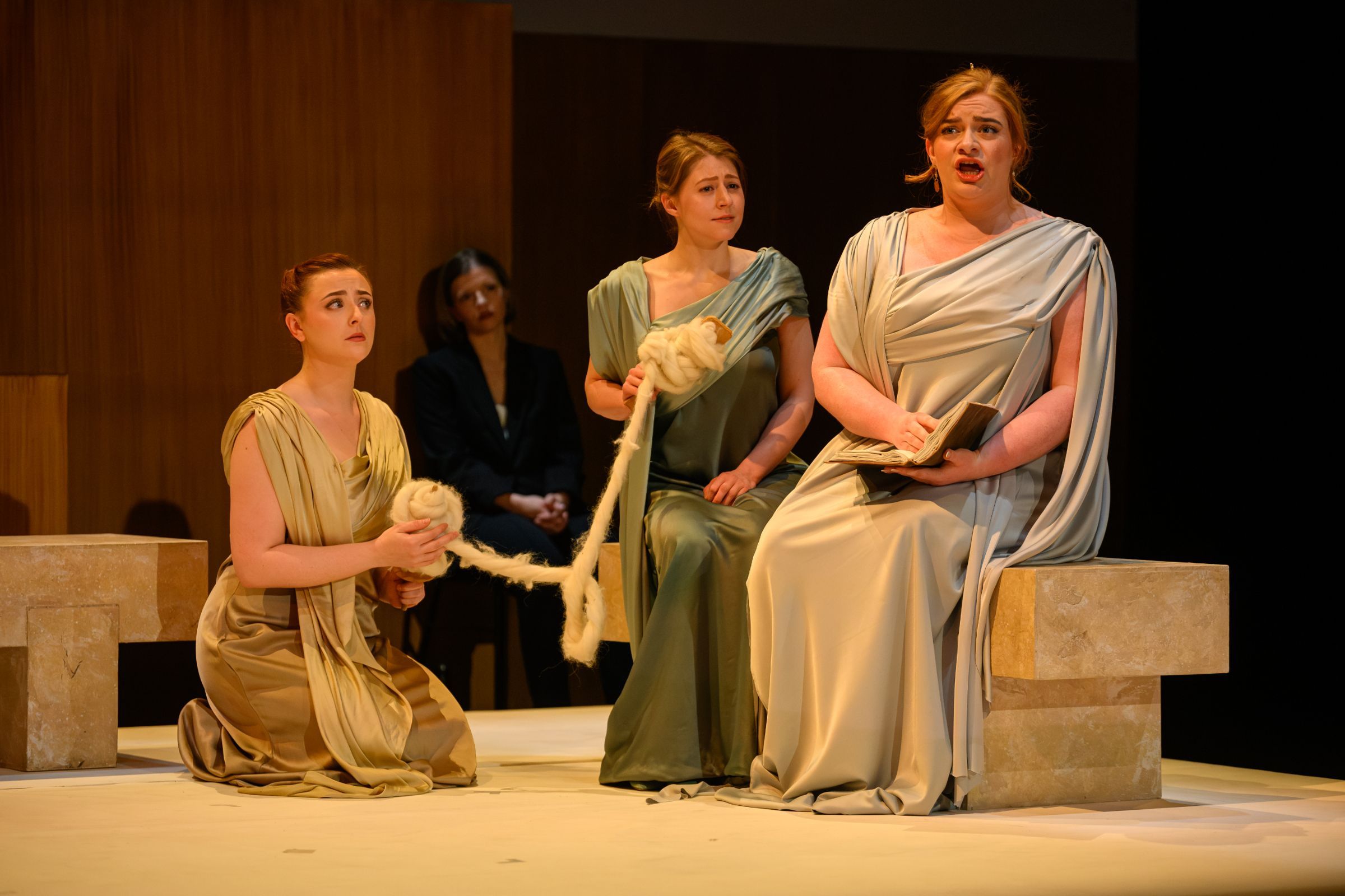 Manon Ogwen Parry, Gabriella Giulietta Noble, Marianne Ruel and Hannah McKay (Lucrezia) &copy; David Monteith-Hodge