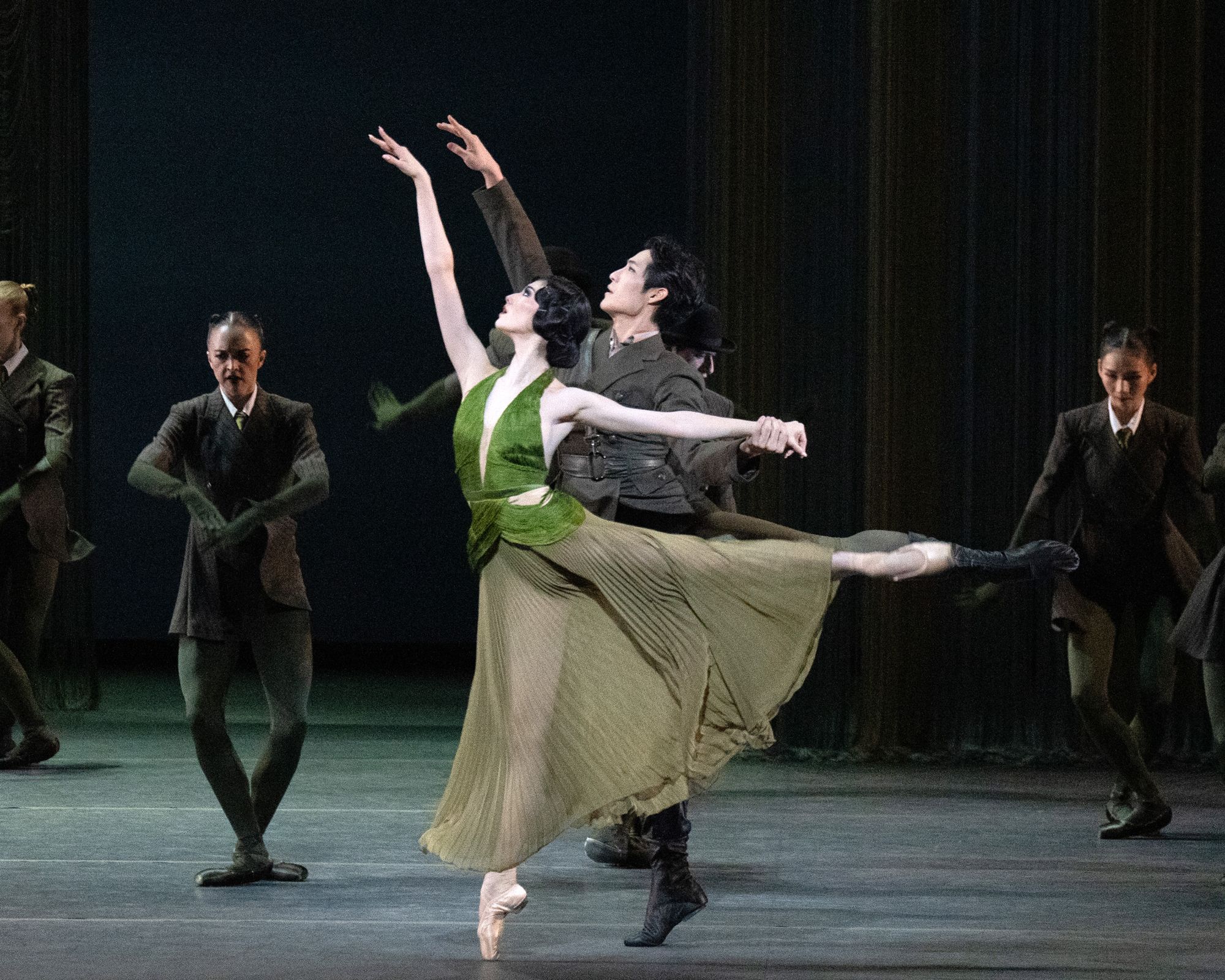 Chloe Misseldine and Joe Won Ann in <i>Have We Met?!</i> by Juliano Nuñes © Steven Pisano
