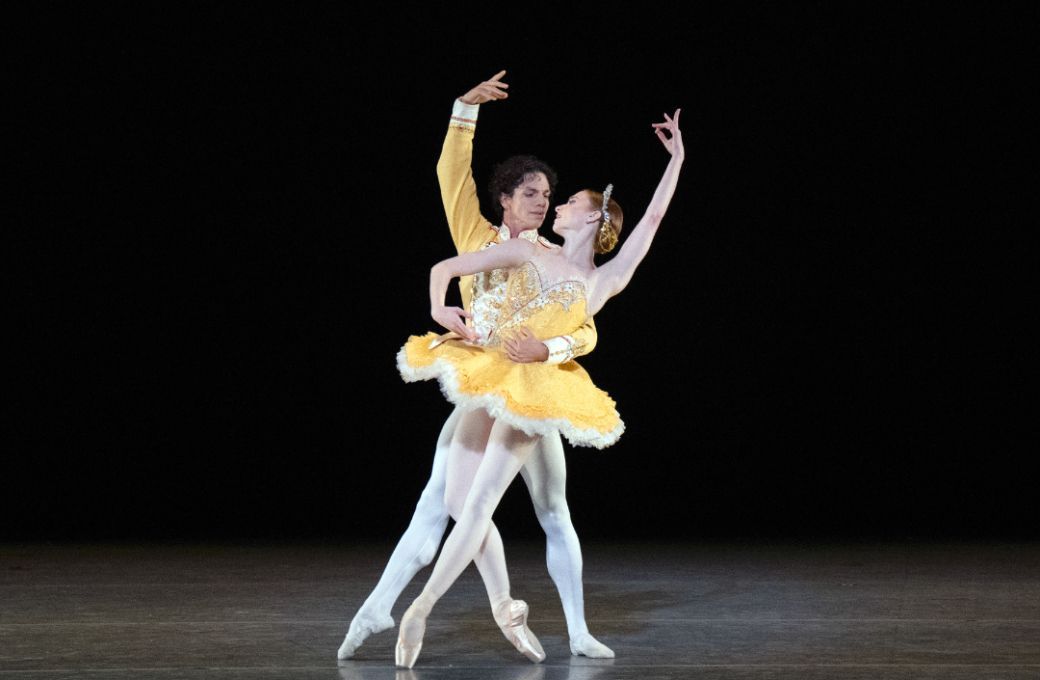 Catherine Hurlin and Isaac Hernández in George Balanchine's <i>Theme and Variations</i> © The George Balanchine Trust: Steven Pisano
