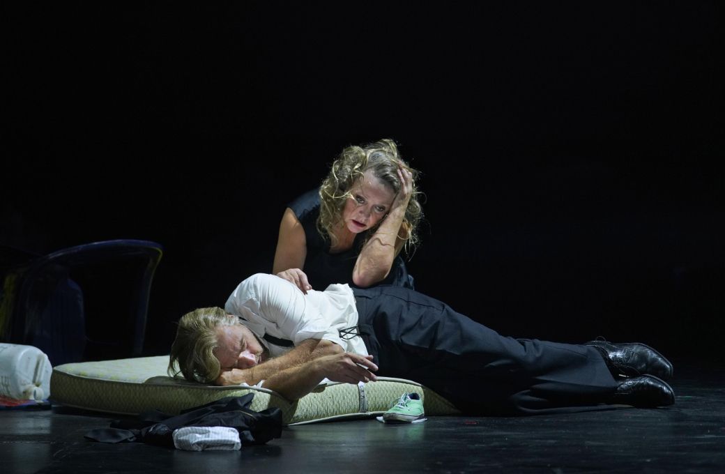 Christoph Fischesser (El duque Barbazul) y Evelyn Herlitzius (Judith) &copy; Javier del Real | Teatro Real