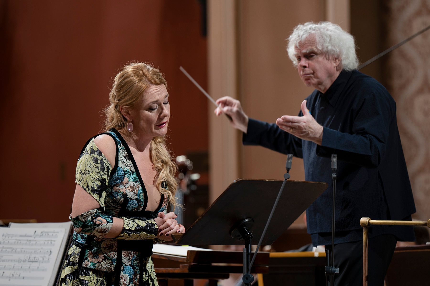 Magdalena Kožená and Sir Simon Rattle perform with the Czech Philharmonic &copy; Petr Kadlec