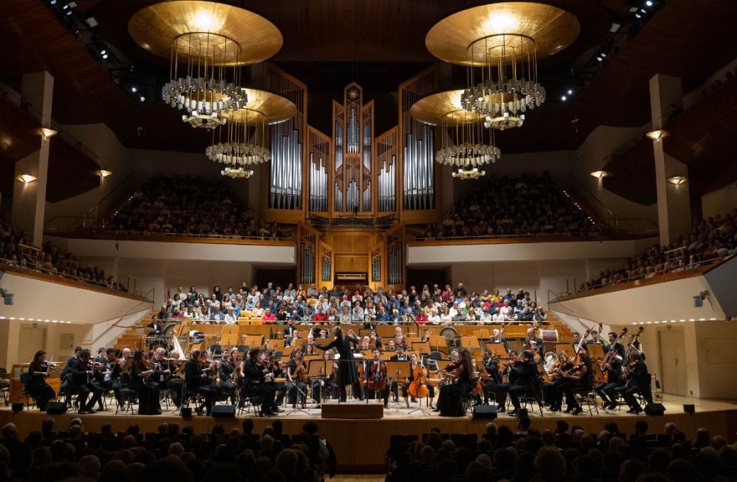 Gemma New al frente de la Orquesta Nacional de Espa&ntilde;a &copy; Rafa Mart&iacute;n | Orquesta y Coro Nacionales de Espa&ntilde;a