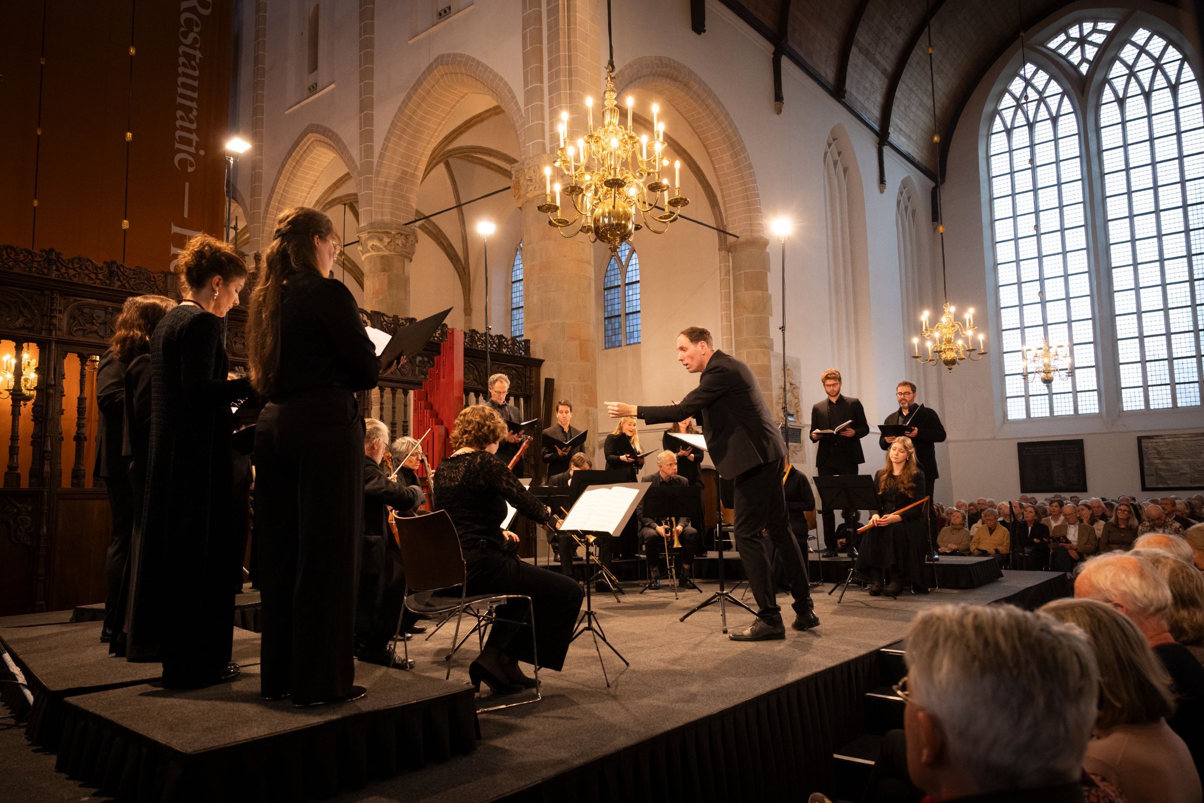 <i>Allerzielen</i> mit Lionel Meunier und der Nederlandse Bachvereniging in der in Grote Kerk Naarden © Marieke Wijntjes
