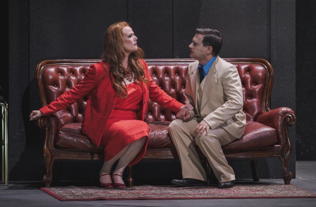 Jessica Pratt (Lucrezia) and Mirco Palazzi (Alfonso) &copy; Michele Monasta