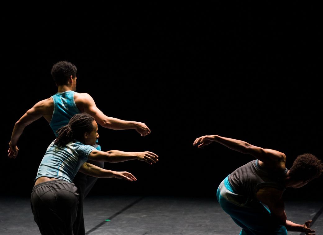 Stephen Quildan, Jacob Wye and Liam Francis in Francis&rsquo; <i>A Body of Rumours</i> &copy; Nora Houguenade