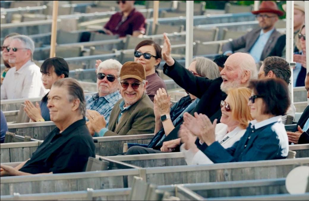 John Williams and invited guests at the dedication ceremony at the Hollywood Bowl © Los Angeles Philharmonic