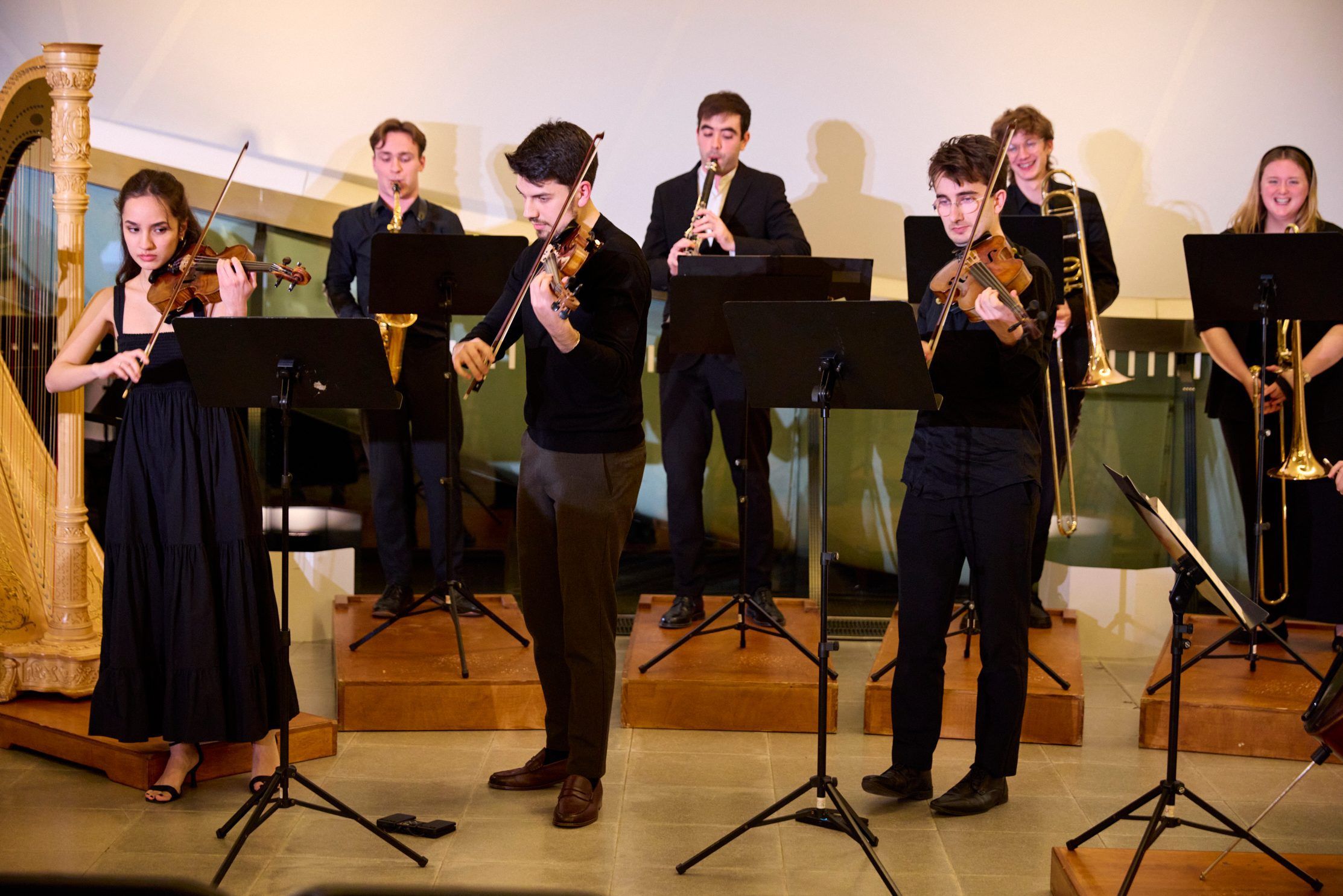 Kempton performs with other musicians in the LSO Conservatoire Scholarships scheme &copy; Kevin Leighton