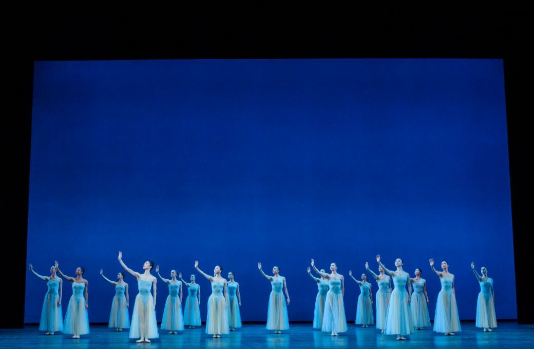 The Royal Ballet in George Balanchine's <i>Serenade</i> &copy; 2025 Tristram Kenton