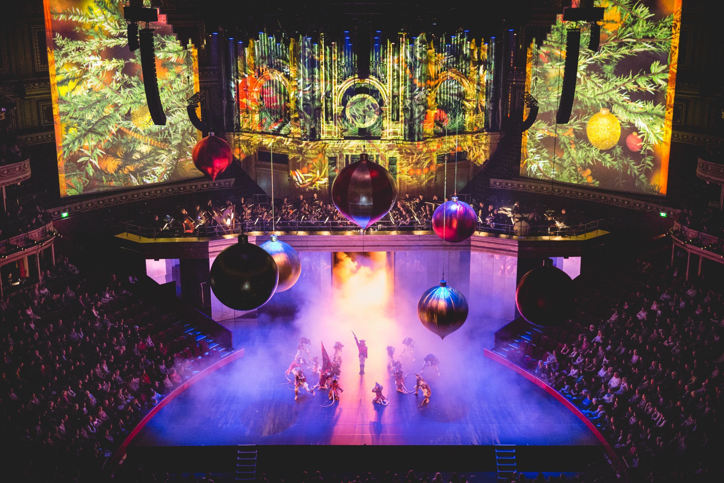 Artists of Birmingham Royal Ballet in the Battle Scene of <i>The Nutcracker</i> at the Royal Albert Hall © Andy Paradise