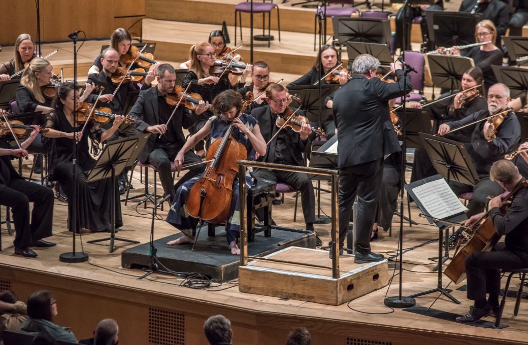 Anastasia Kobekina and John Storgårds &copy; Courtesy of the BBC Philharmonic