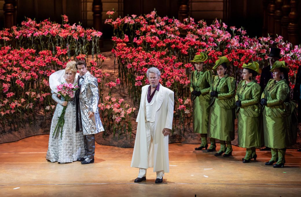 Klára Kolonits (Elsa), Szabolcs Brickner (Lohengrin) and András Palerdi (Heinrich) © Valter Berecz/Hungarian State Opera