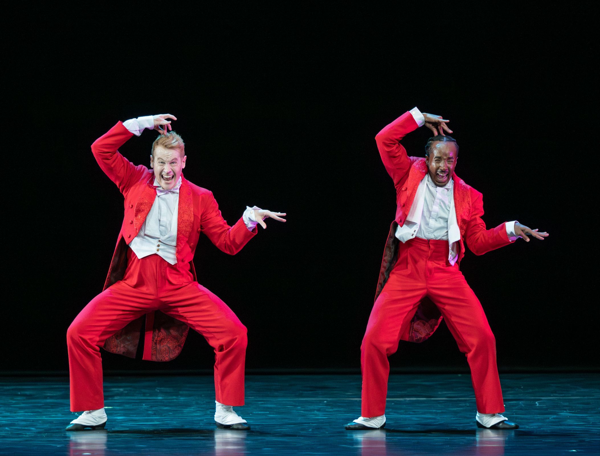 Lee Duveneck and Alex Clayton in Robert Battle's <i>Under the Rhythm</i> © Ron Thiele