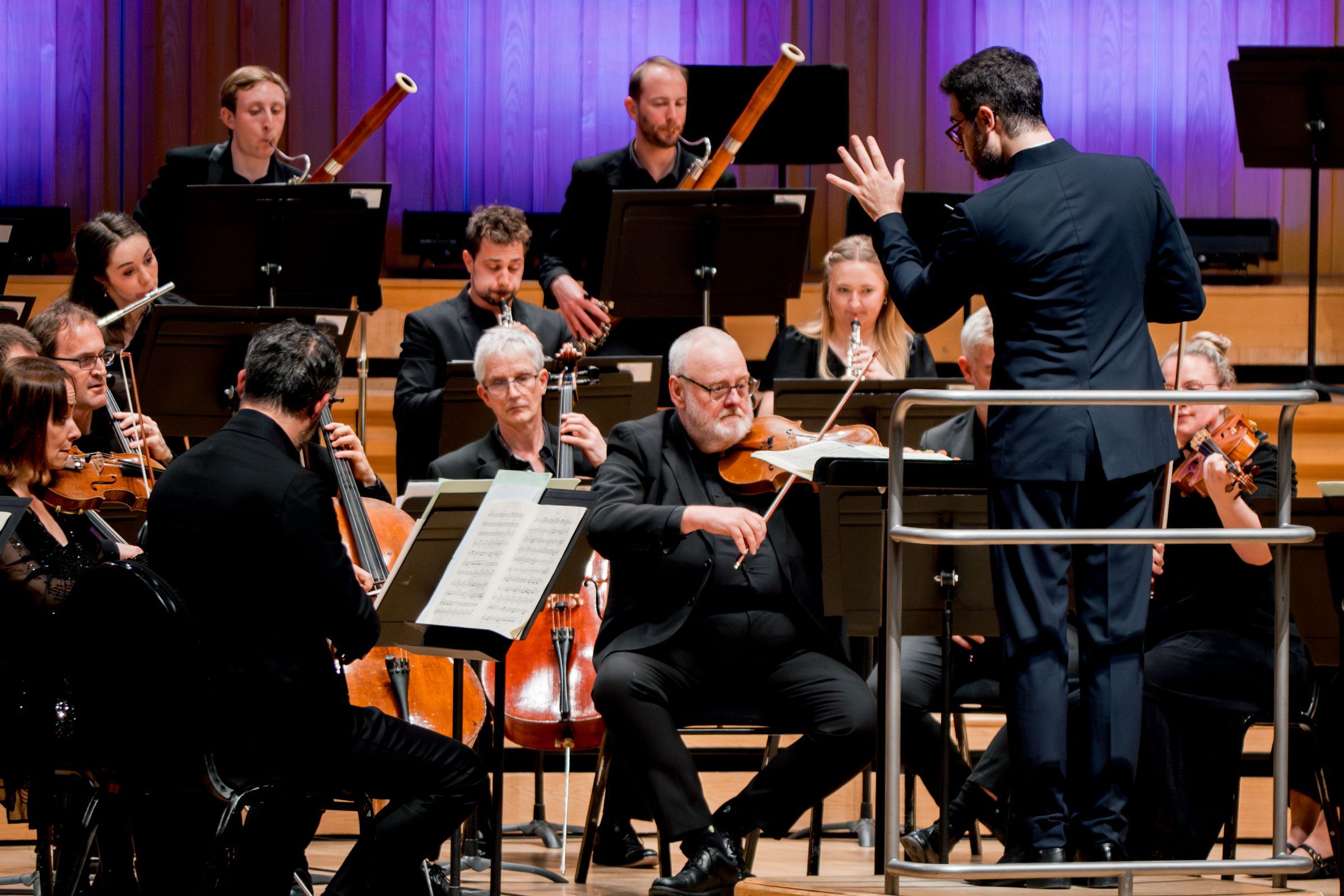 Dinis Sousa conducts the Royal Northern Sinfonia © Tynesight Photographic