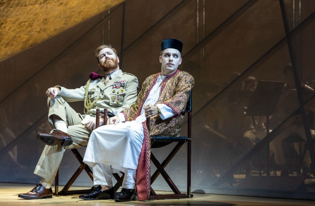 Tim Mead (Giulio Cesare) and Hugh Cutting (Tolomeo) © Brett Boardman (Pinchgut Opera, November 2024)