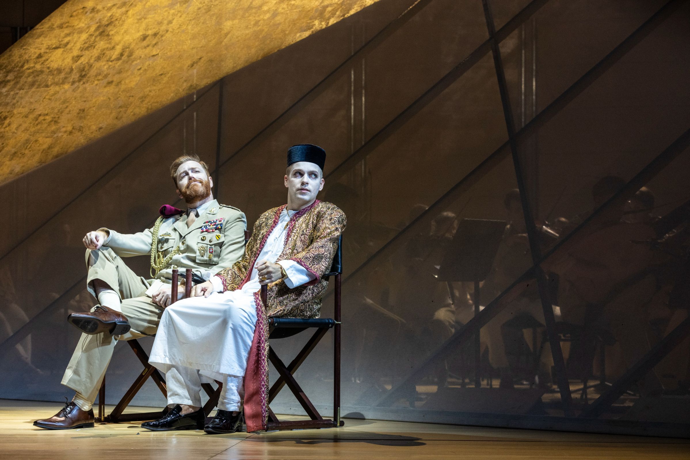 Tim Mead (Giulio Cesare) and Hugh Cutting (Tolomeo) © Brett Boardman (Pinchgut Opera, November 2024)