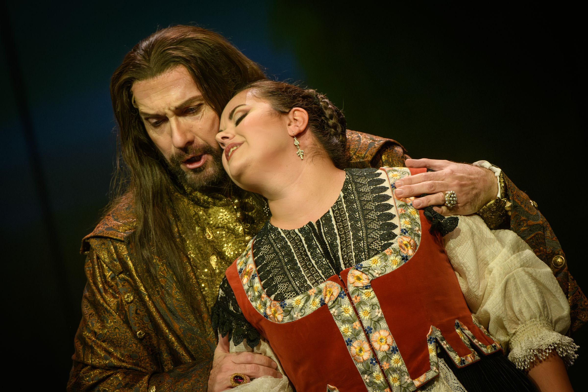Nicolas Courjal (Don Giovanni) et Anaïs Constans (Zerlina) © Mirco Magliocca