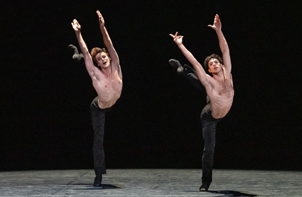 Conor Walmsley and Timothy van Poucke in Wubkje Kuindersma's <i>Two and Only</i> © Steven Pisano