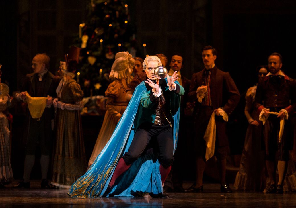 Thomas Whitehead as Drosselmeyer in Sir Peter Wright's <i>The Nutcracker</i> &copy; ROH 2016, Helen Maybanks