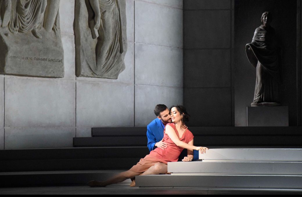 Nicol&ograve; Balducci (Annio) and Francesca Aspromonte (Servilia) &copy; Michele Crosera