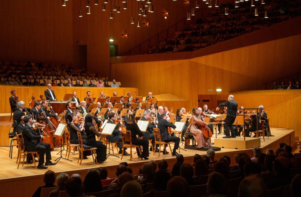 Trevor Pinnock al frente de la Mozarteumorchester Salzburg © Auditorio de Zaragoza