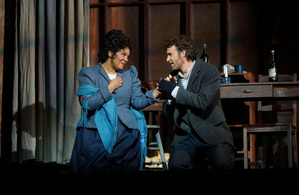 Janai Brugger (Mimì) and Oreste Cosimo (Rodolfo) &copy; Cory Weaver