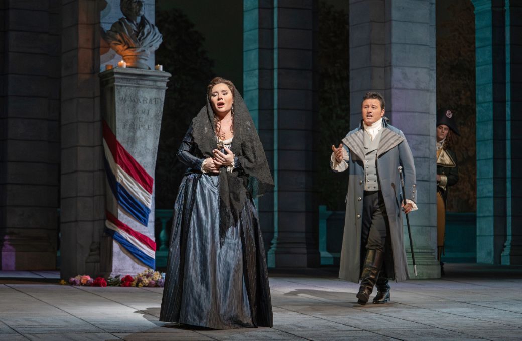 Sonya Yoncheva (Maddalena) and Piotr Beczała (Andrea Chénier) &copy; Karen Almond | Met Opera