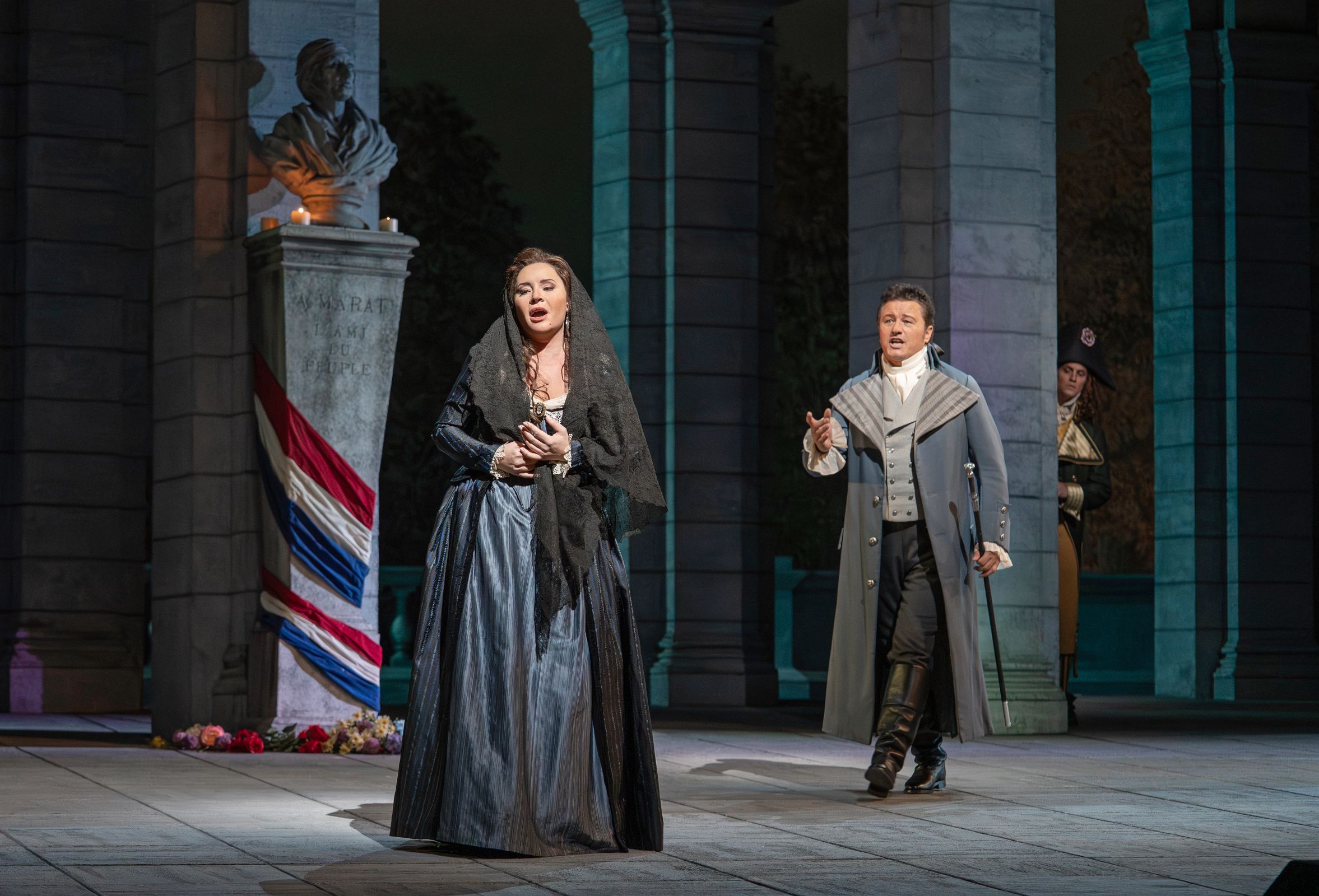 Sonya Yoncheva (Maddalena) and Piotr Beczała (Andrea Chénier) &copy; Karen Almond | Met Opera
