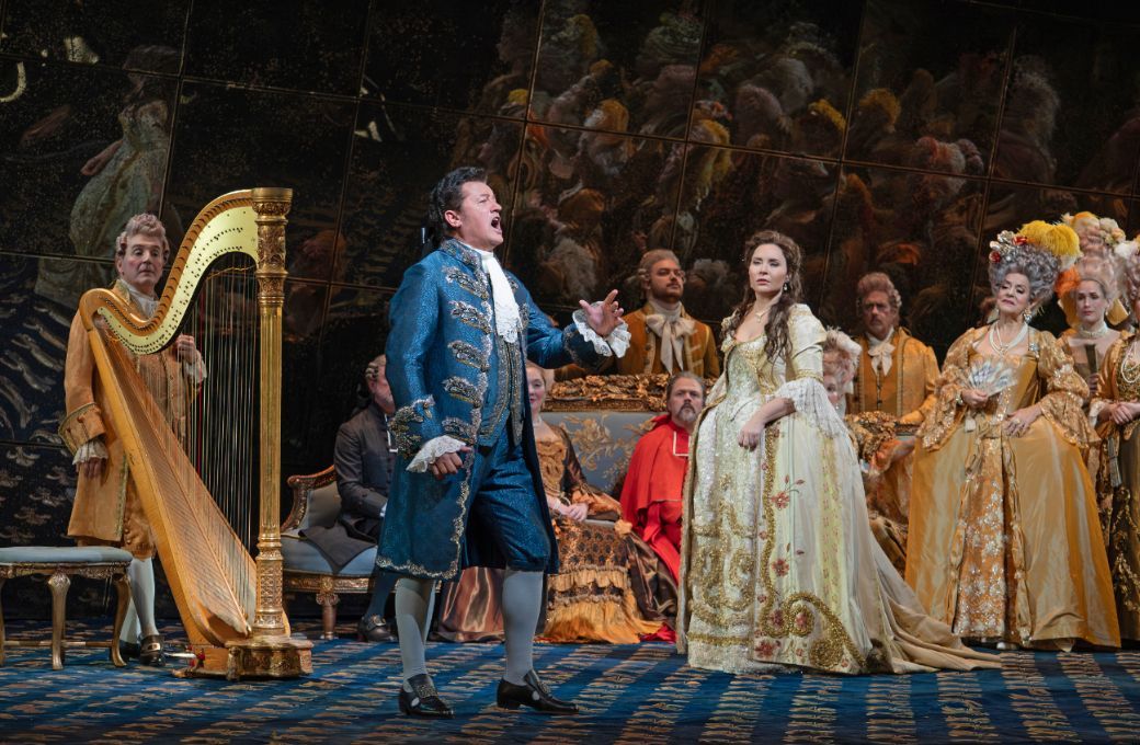 Piotr Beczała (Andrea Ch&eacute;nier) and Sonya Yoncheva (Maddalena) &copy; Karen Almond | Met Opera