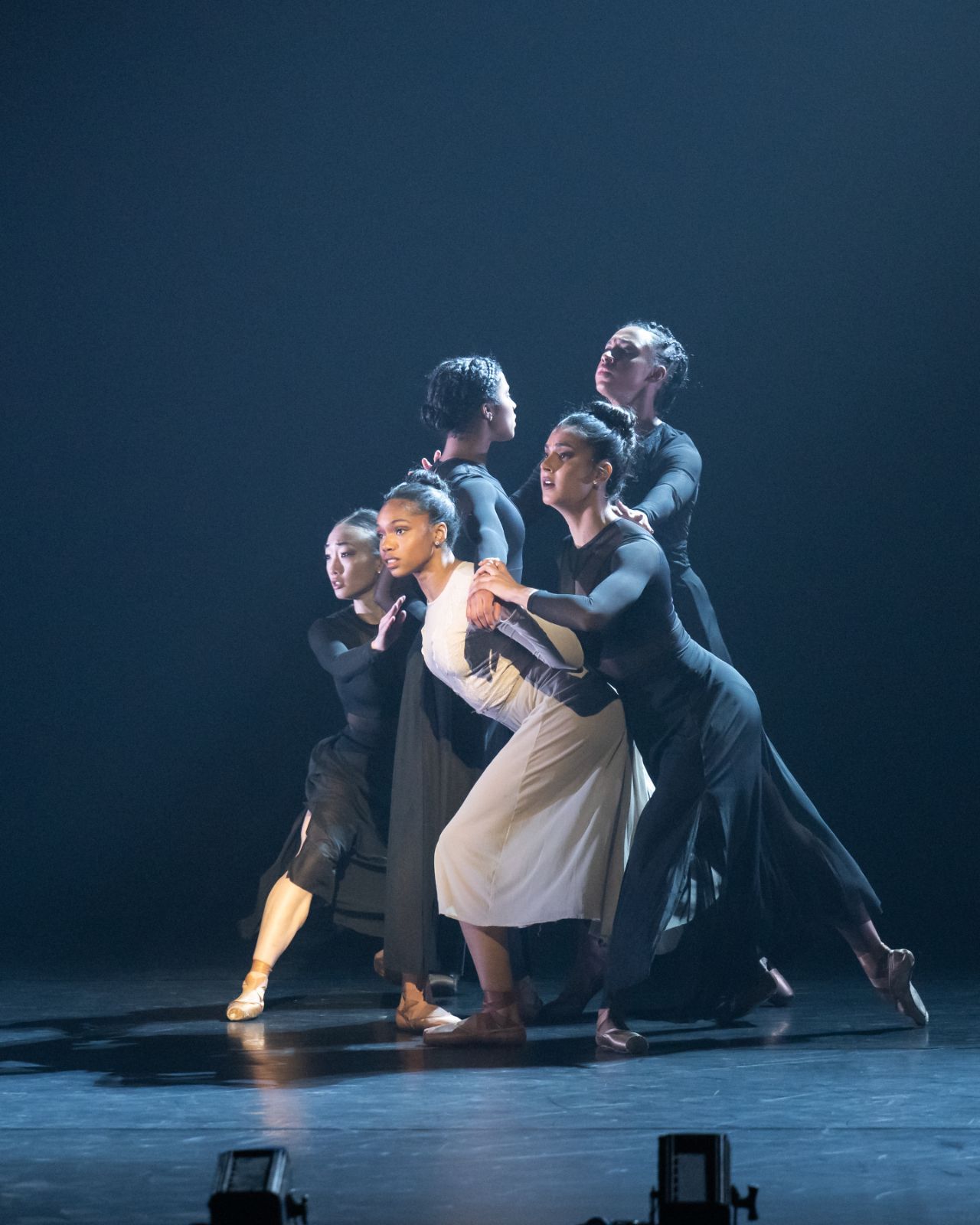 Taraja Hudson and Ballet Black in Chanel DaSilva's <i>A Shadow Work</i> © Photography by ASH