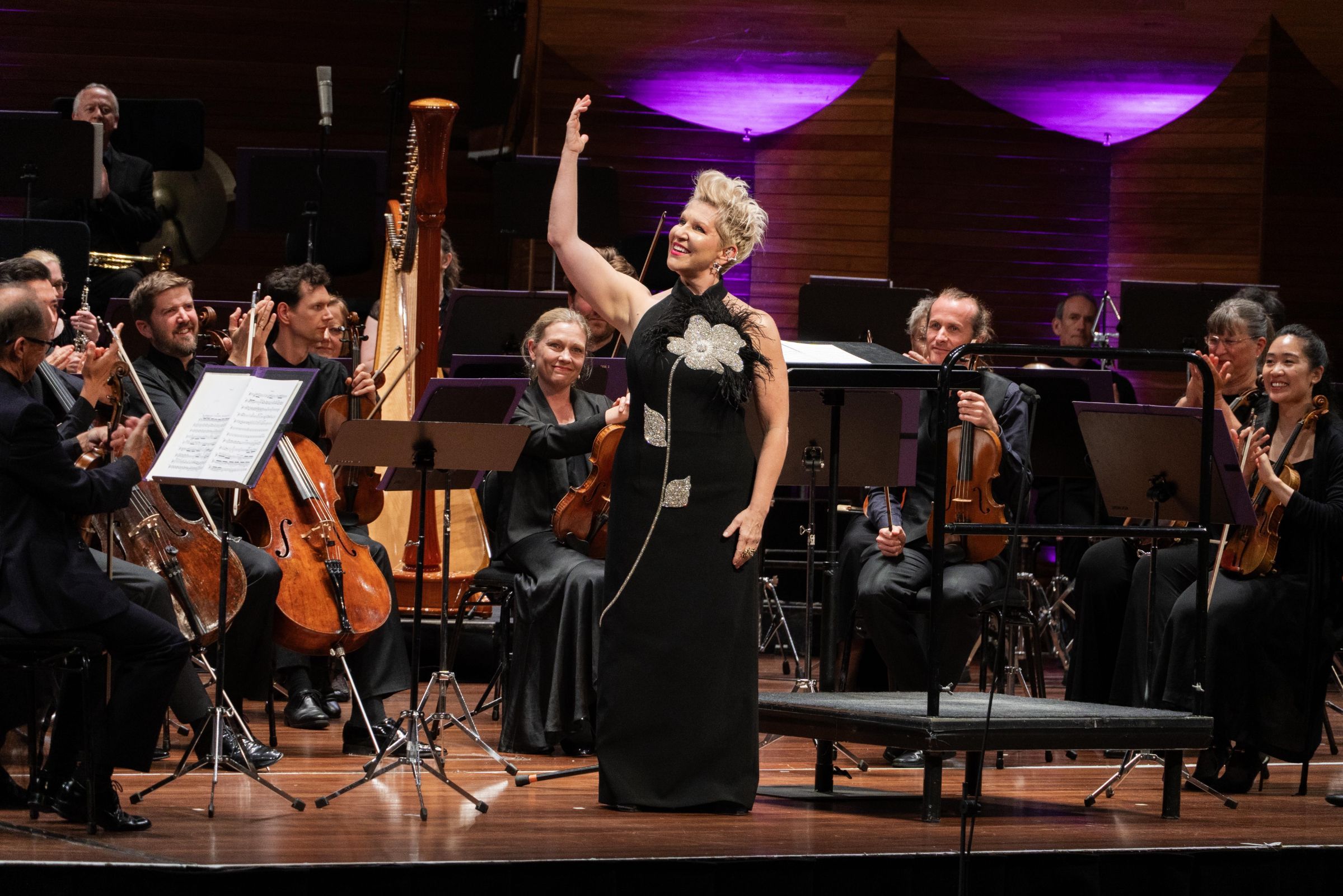 Joyce DiDonato and the New Zealand Symphony Orchestra © Phoebe Tuxford | NZSO