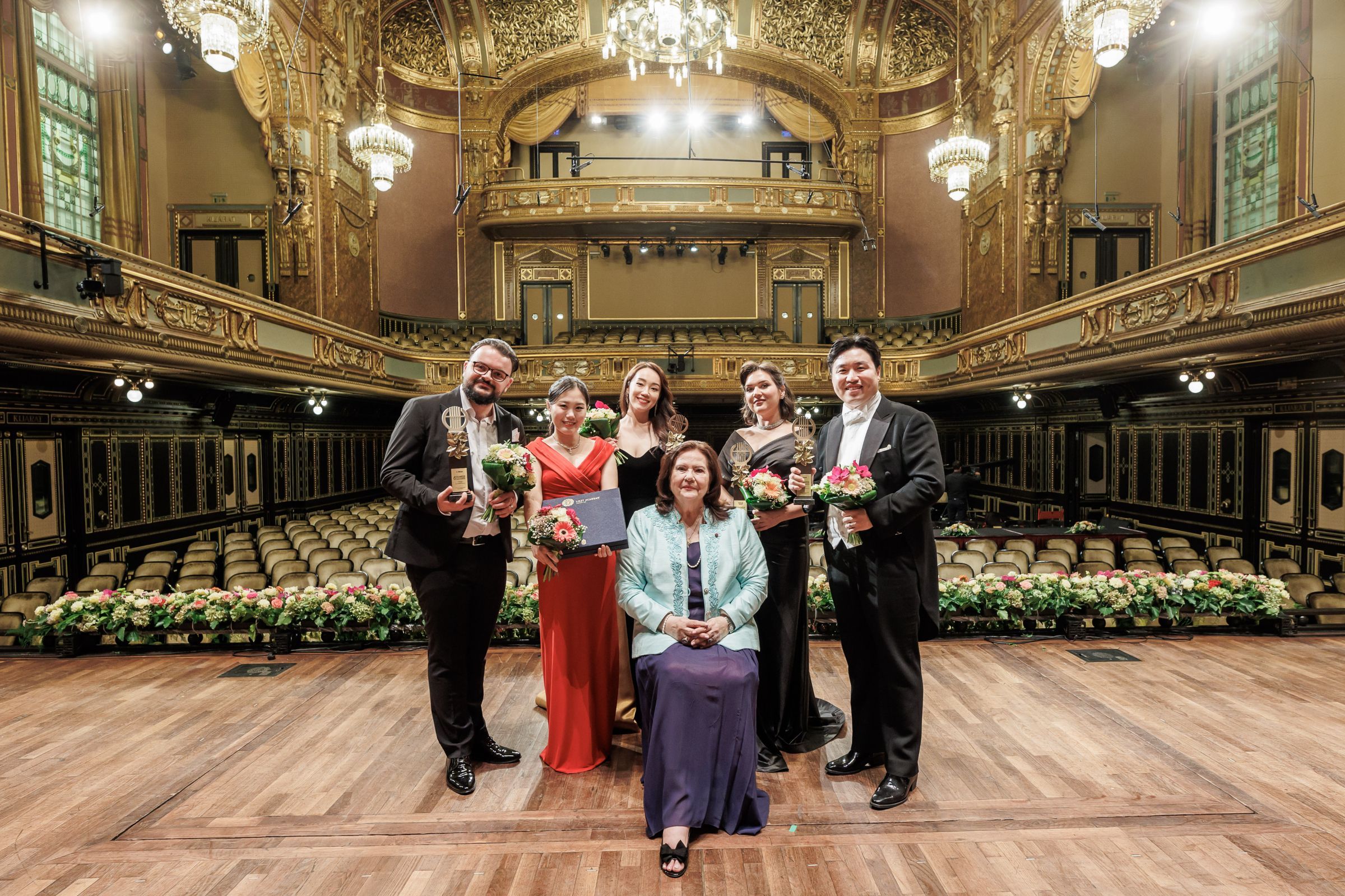 Prizewinners of the 2024 competition &copy; Liszt Academy | Mudra László