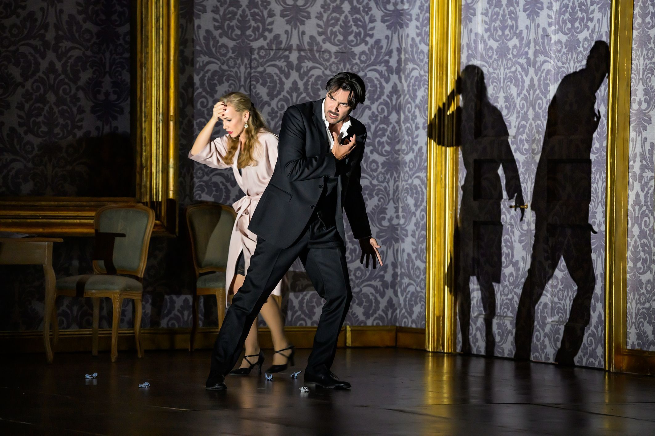Vida Miknevičiūtė (Fedora) and Jonathan Tetelman (Loris) © Bettina Stöß