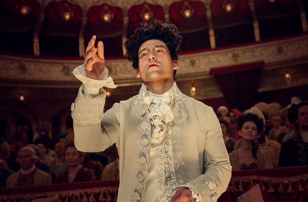 Will Sharpe as Mozart in the new <i>Amadeus</i> serialisation &copy; Sky