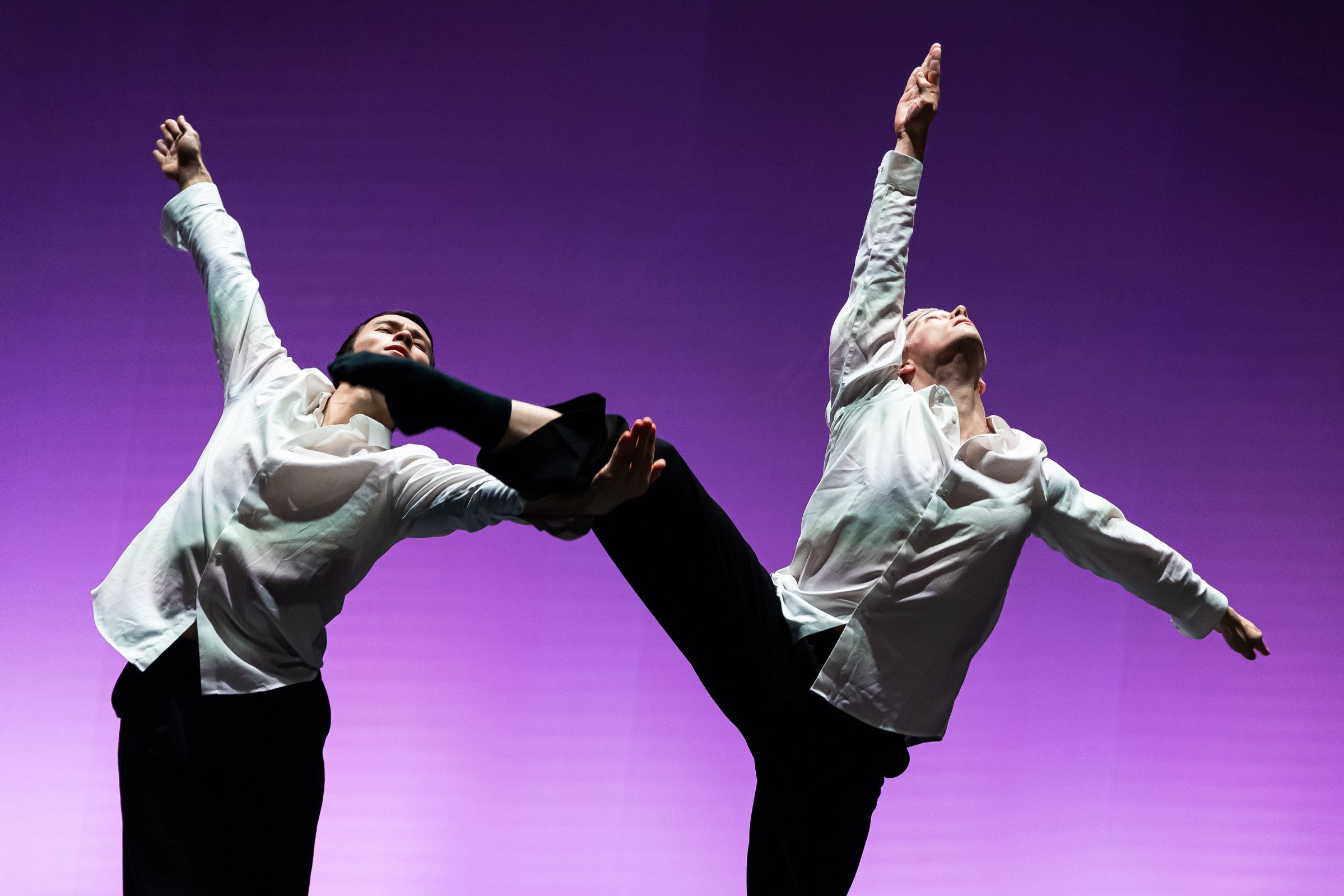 James Pett and Travis Clausen-Knight in <i>Imago</i> © Carol Lancelloti