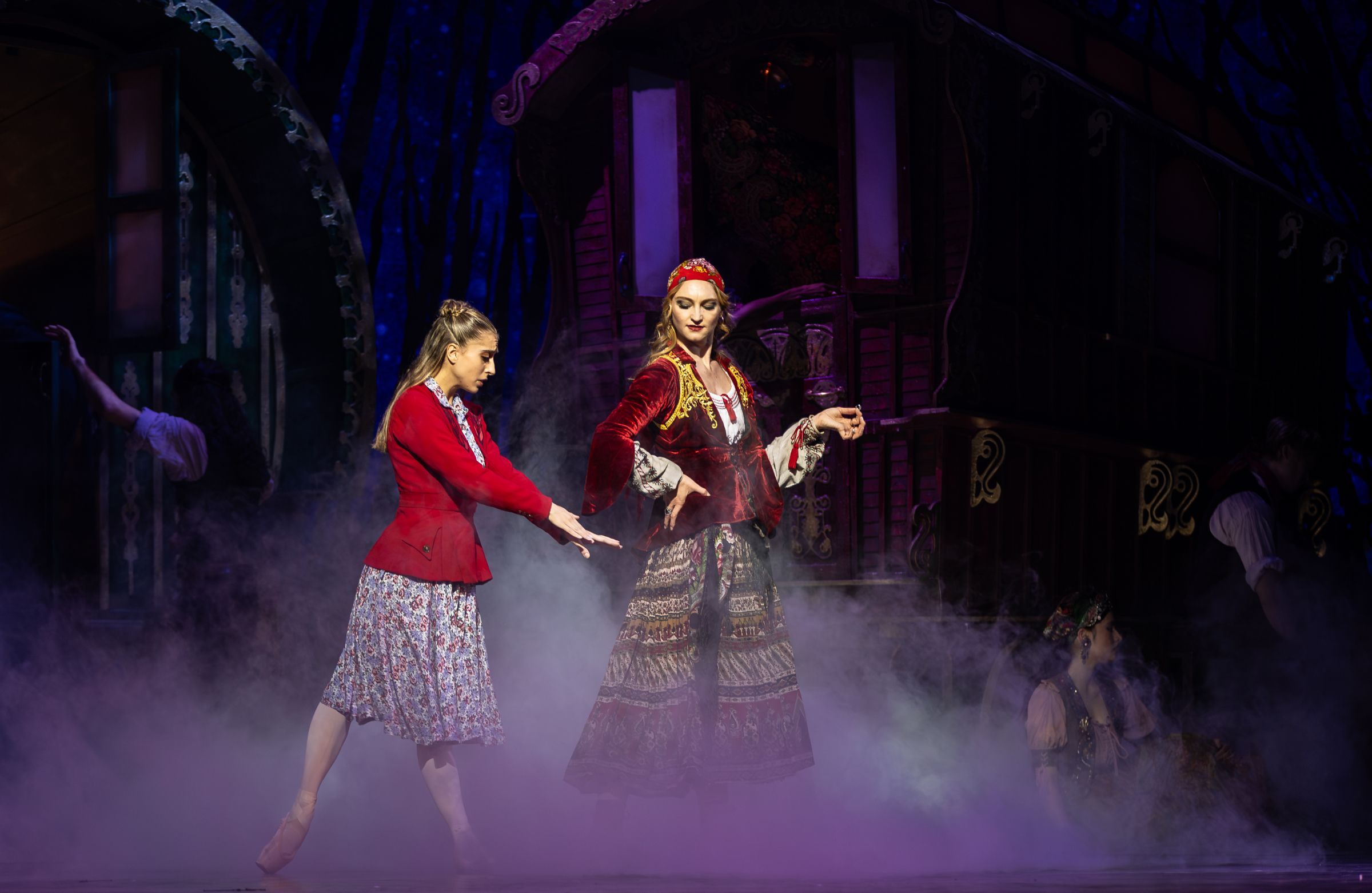 Kayla-Maree Tarantolo as Gerda and Grace Horler as Mazelda<i> in </i>The Snow Queen* &copy; Andy Ross