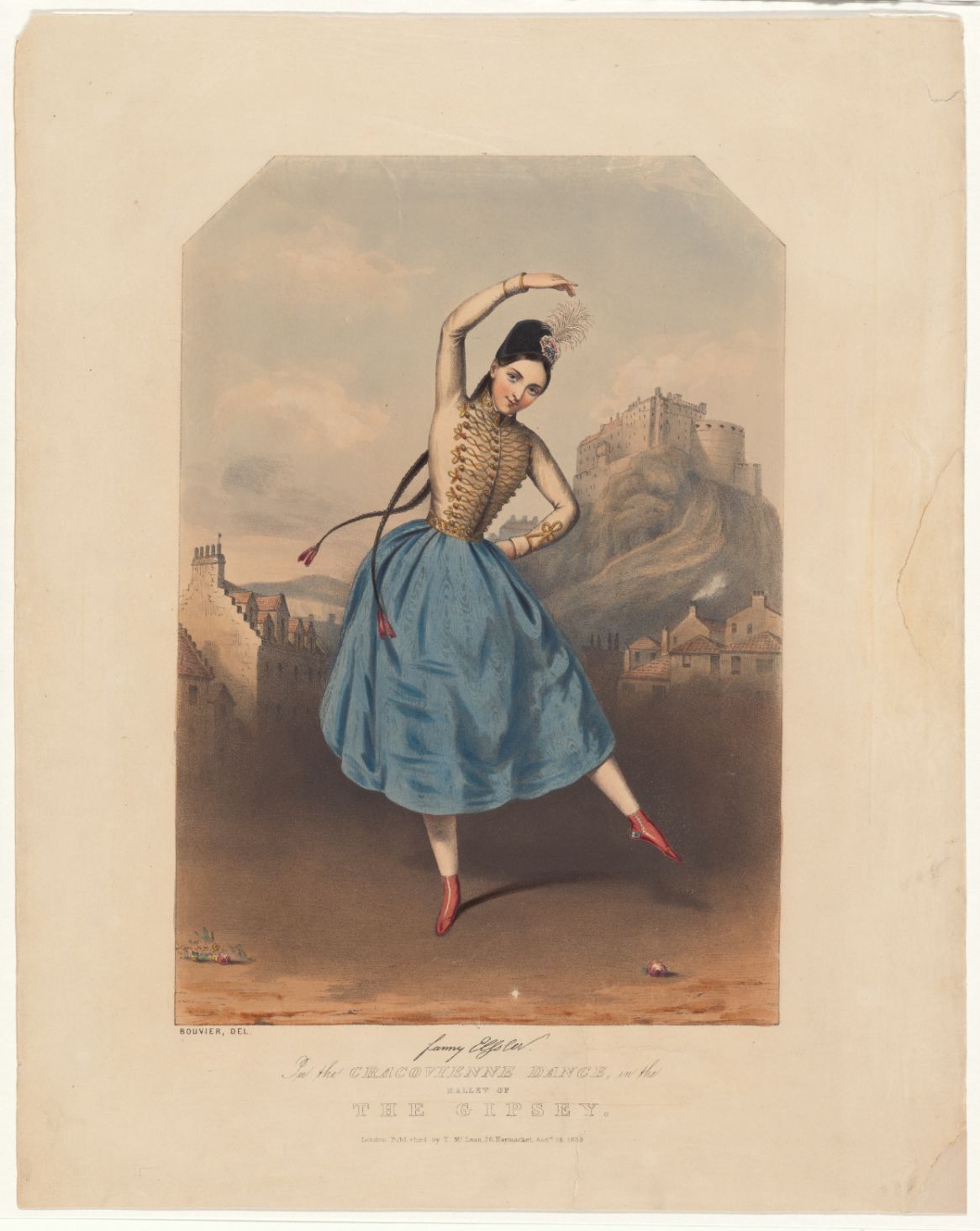 Fanny Elssler as Sarah Campbell in <i>La Gypsy</i> © New York Public Library | Wikimedia Commons (public domain)