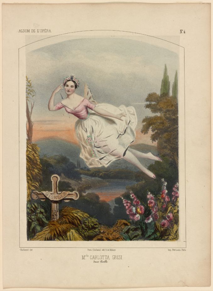 Carlotta Grisi in <i>Giselle</i> (1845) © New York Public Library | Wikimedia Commons (public domain)