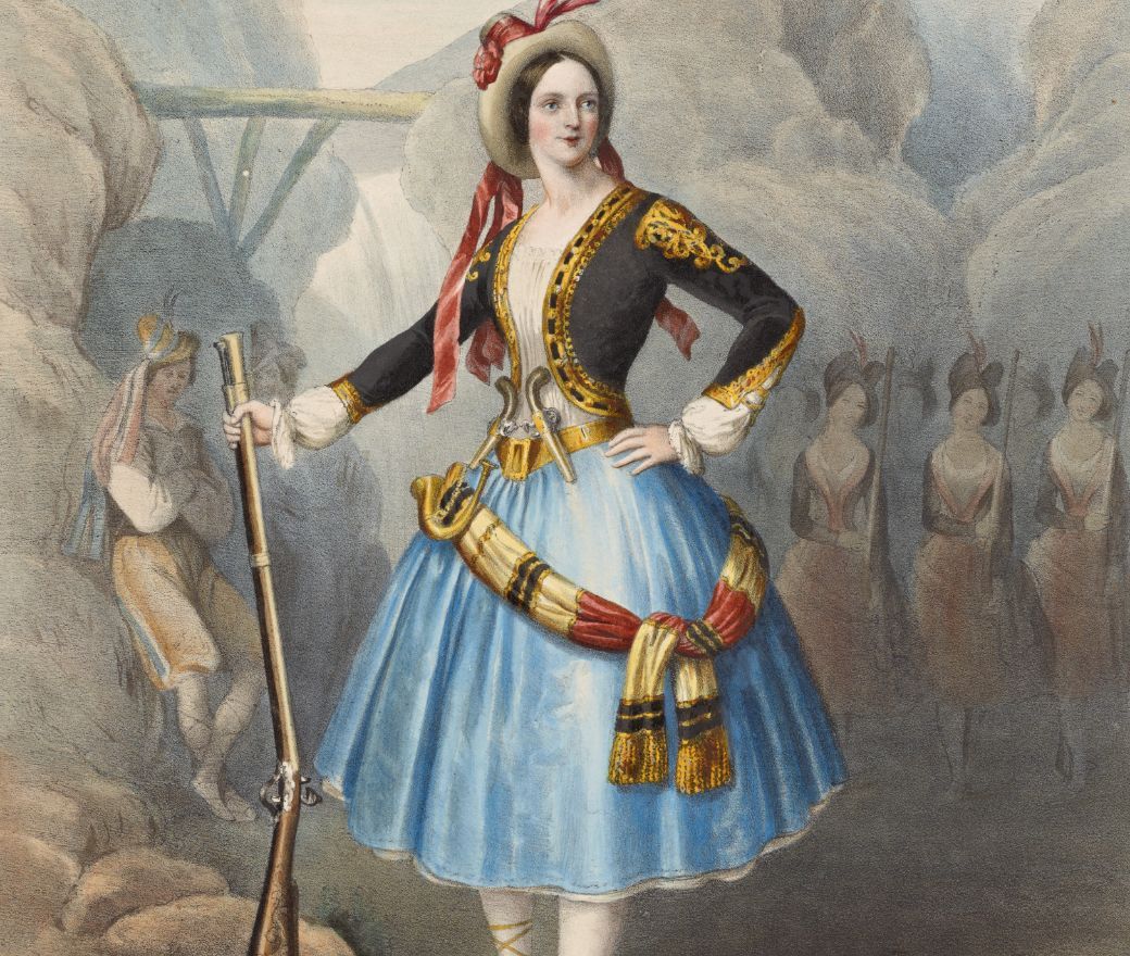 Lucile Grahn in the title role of <i>Catarina</i> (1846) © New York Public Library | Wikimedia Commons (public domain)