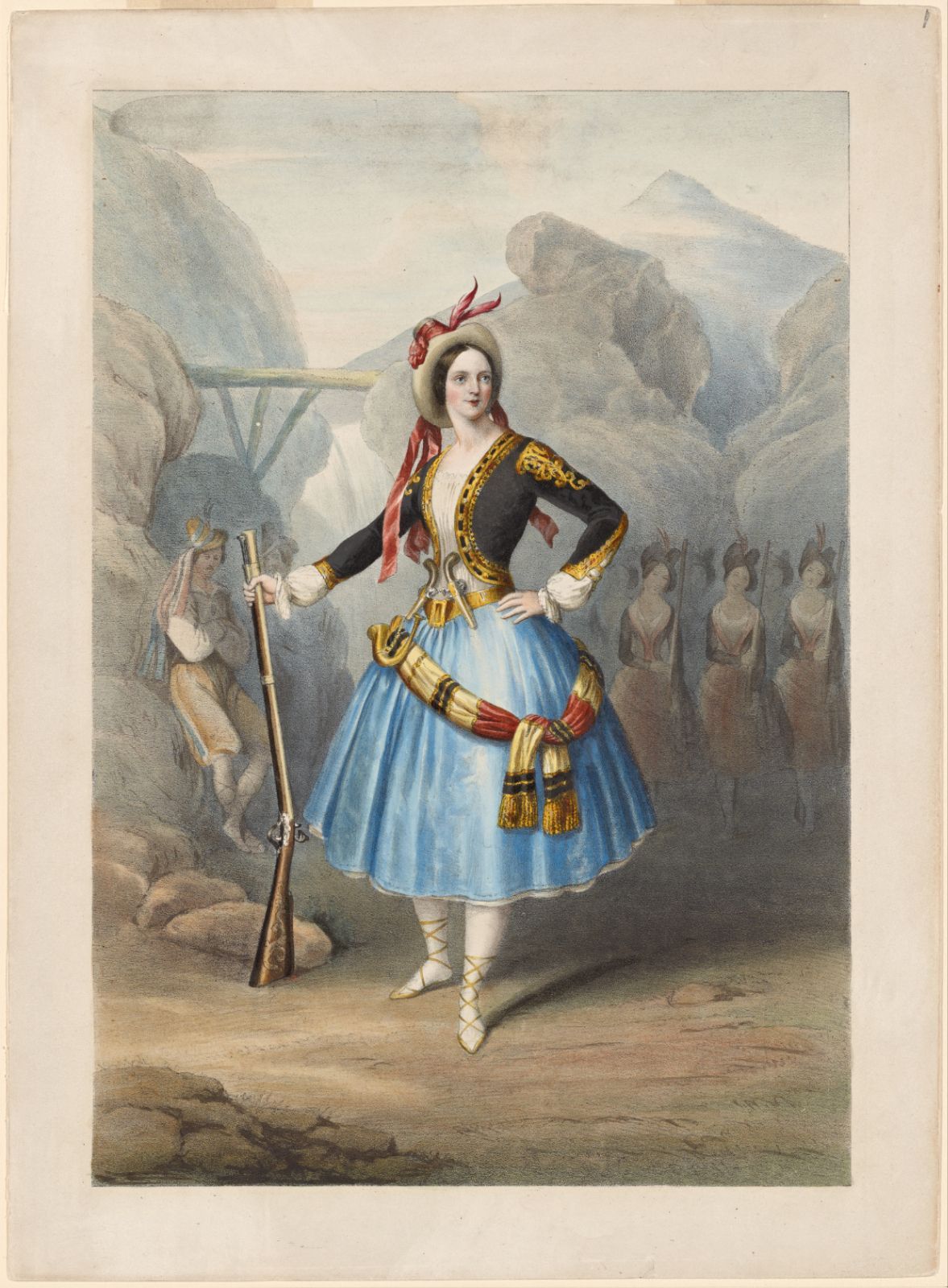 Lucile Grahn in the title role of <i>Catarina</i> (1846) © New York Public Library | Wikimedia Commons (public domain)