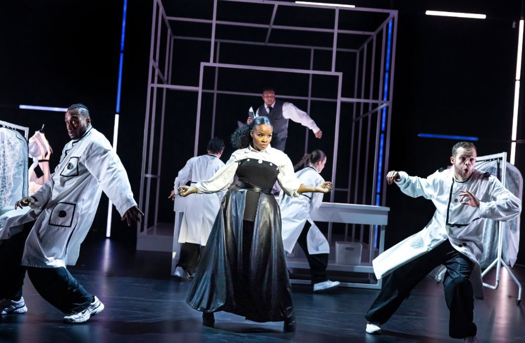 Leah Hill as Ebony with ZooNation in <i>Ebony Scrooge</i> &copy; Pamela Raith Photography