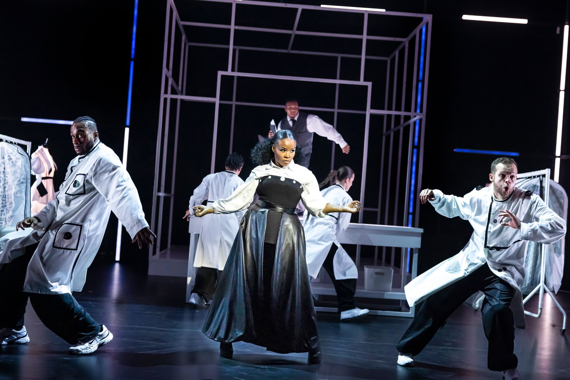 Leah Hill as Ebony with ZooNation in <i>Ebony Scrooge</i> © Pamela Raith Photography