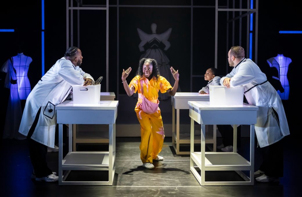Portia Oti as Freddie with ZooNation in <i>Ebony Scrooge</i> © Pamela Raith Photography