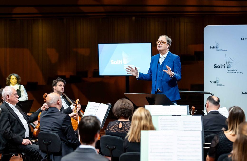 Csaba Káel, CEO of Müpa Budapest, announces new Solti International Competition © Bálint Hirling | Müpa Budapest