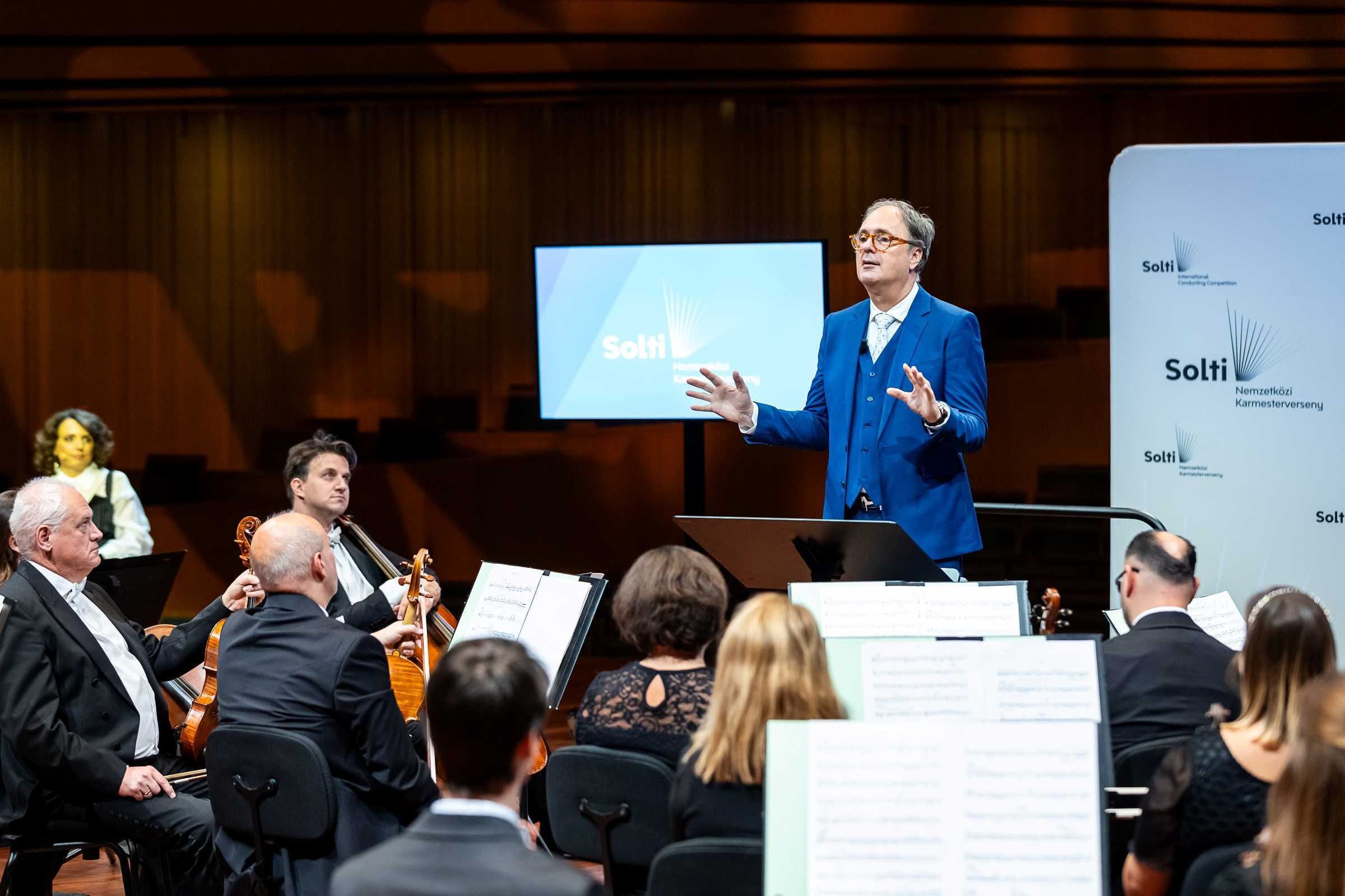 Csaba Káel, CEO of Müpa Budapest, announces new Solti International Competition © Bálint Hirling | Müpa Budapest