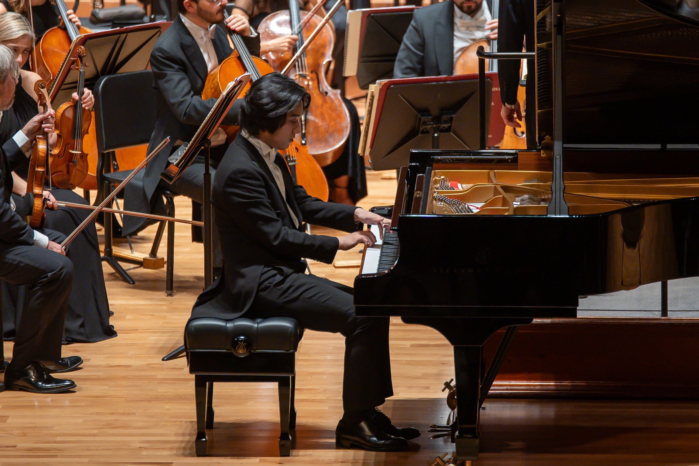 Yunchan Lim and the Orchestra dell'Accademia Nazionale di Santa Cecilia &copy; Won Hee Lee, courtesy of Vincero